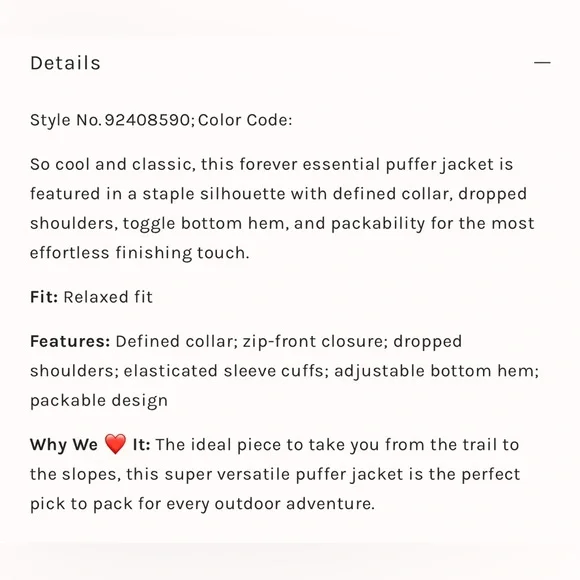 FP movement Penelope Packable Puffer Jacket - Picture 5 of 7